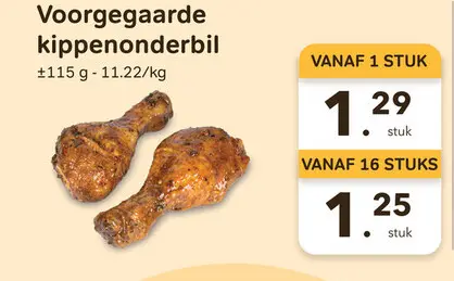 Promotie: Voorgegaarde kippenonderbil