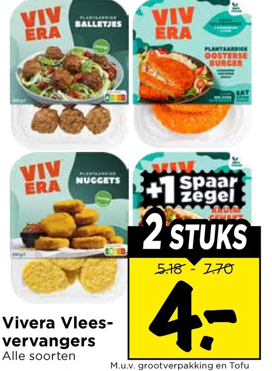 Aanbieding: Vleesvervangers