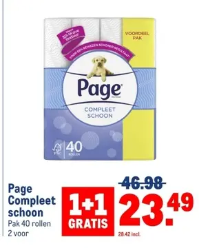 Aanbieding: Page Compleet schoon