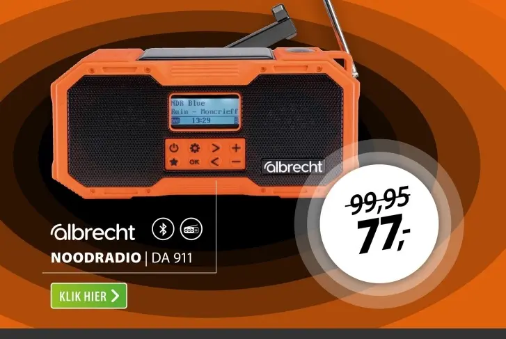 Aanbieding: Noodradio da 911