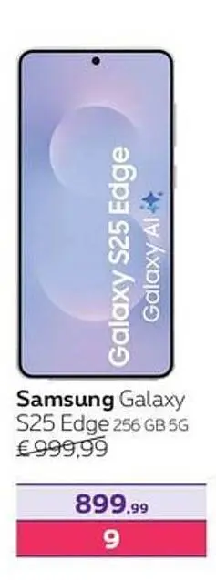 Promotie: Galaxy S25 Edge