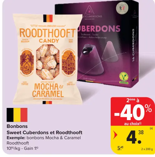 Offre: Sweet Cuberdons et Roodthooft