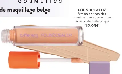 Offre: Foundcealer 5 teintes disponibles