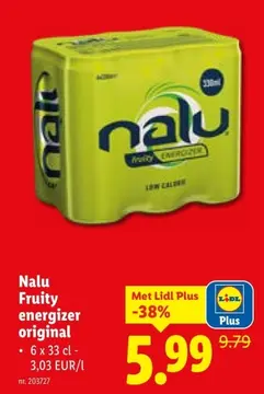 Aanbieding: Fruity energizer original
