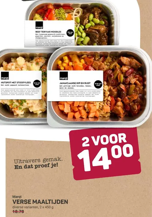 Aanbieding: Marqt VERSE MAALTIJDEN