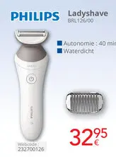 Aanbieding: Philips Ladyshave BRL126/00