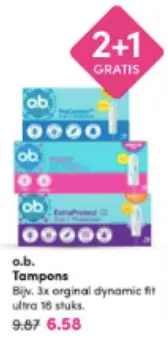 Aanbieding: Tampons