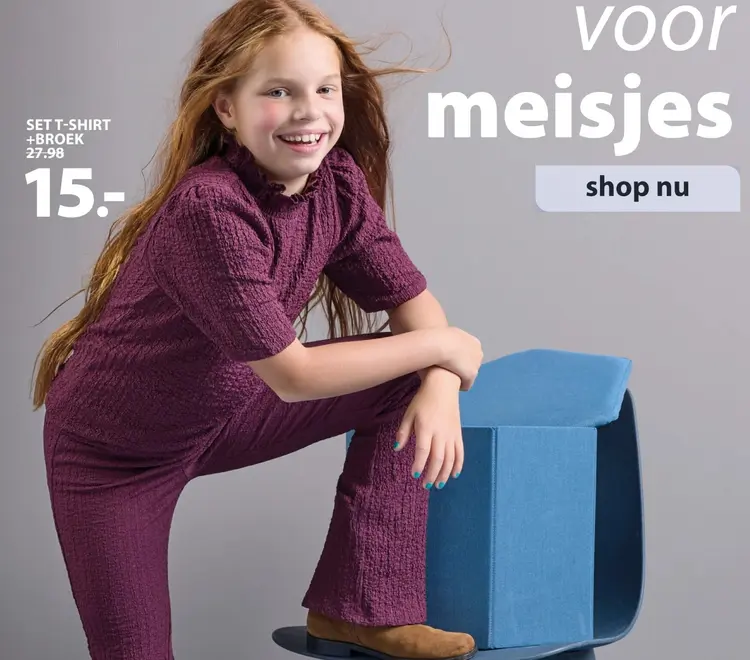 Aanbieding: Set t-shirt + broek