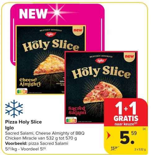 Promotie: Pizza Holy Slice
