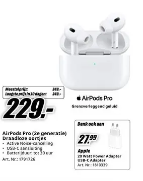 Aanbieding: AirPods Pro (2e generatie)