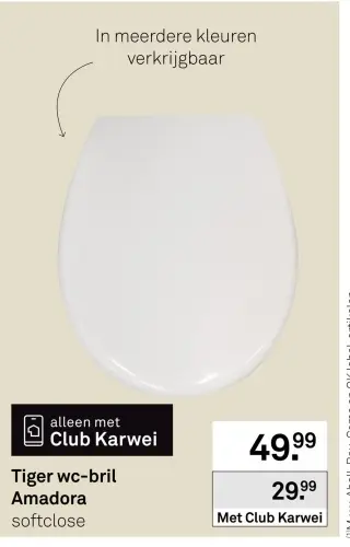 Aanbieding: Wc-bril Amadora