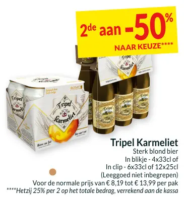 Aanbieding: Tripel Karmeliet