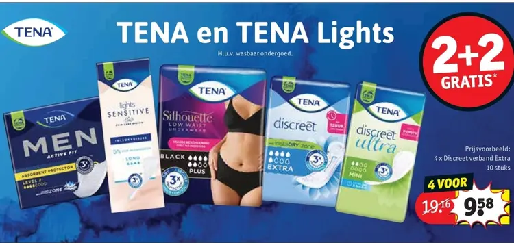 Aanbieding: TENA en TENA Lights