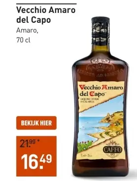Aanbieding: Vecchio Amaro del Capo