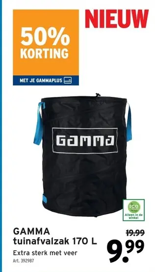 Promotie: tuinafvalzak 170 L