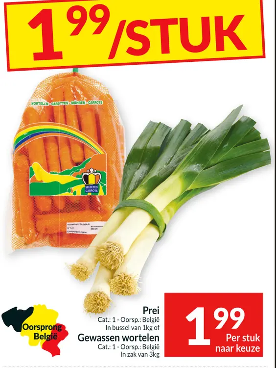 Promotie: Prei en Gewassen wortelen