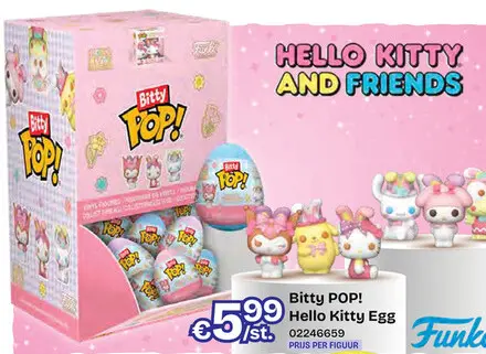 Aanbieding: Bitty POP! Hello Kitty Egg