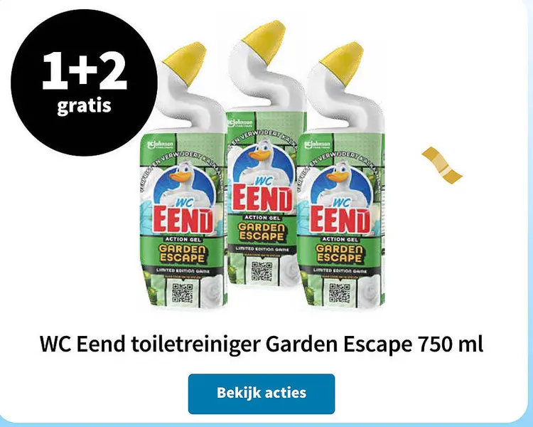 Aanbieding: WC Eend toiletreiniger Garden Escape
