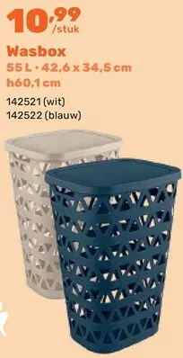 Promotie: Wasbox 55 L