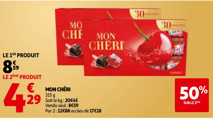 Aanbieding: Mon chéri