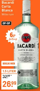 Aanbieding: Bacardí Carta Blanca