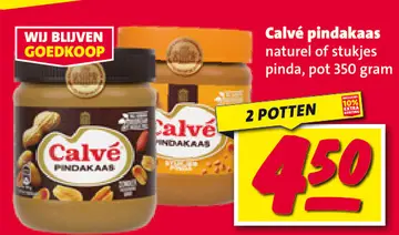 Aanbieding: Calvé pindakaas