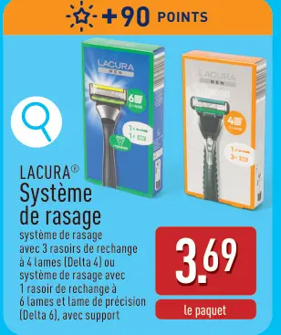 Offre: Système de rasage