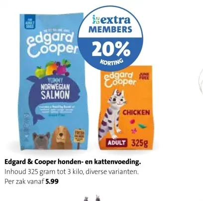 Aanbieding: Edgard & Cooper honden- en kattenvoeding