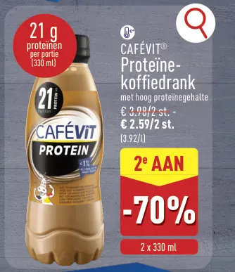 Promotie: Proteïne-koffiedrank
