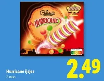 Aanbieding: Hurricane ijsjes