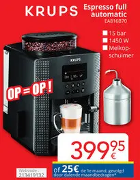 Aanbieding: KRUPS Espresso full automatic