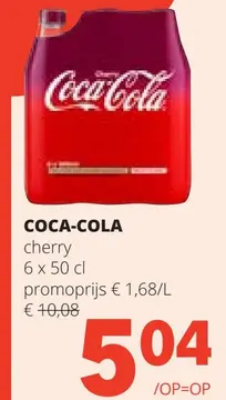 Aanbieding: COCA-COLA cherry