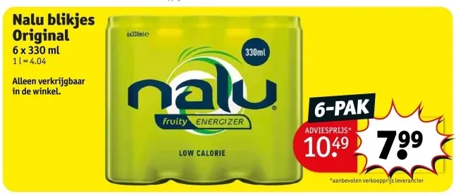 Promotie: Blikjes Original