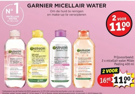 Aanbieding: Micellair Water