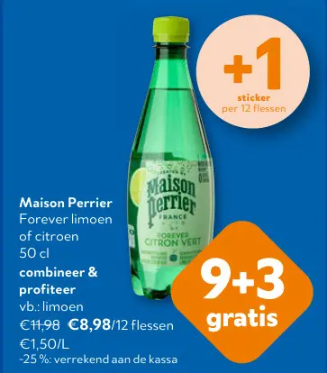 Promotie: Maison Perrier Forever limoen of citroen