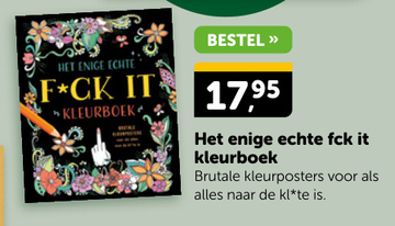 Aanbieding: HET ENIGE ECHTE F*CK IT KLEURBOEK