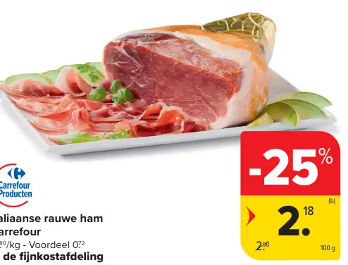 Aanbieding: Italiaanse rauwe ham