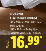 Aanbieding: 4-seizoenen dekbed