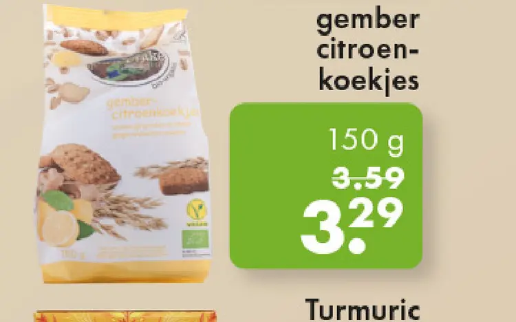 Aanbieding: gember citroen-koekjes