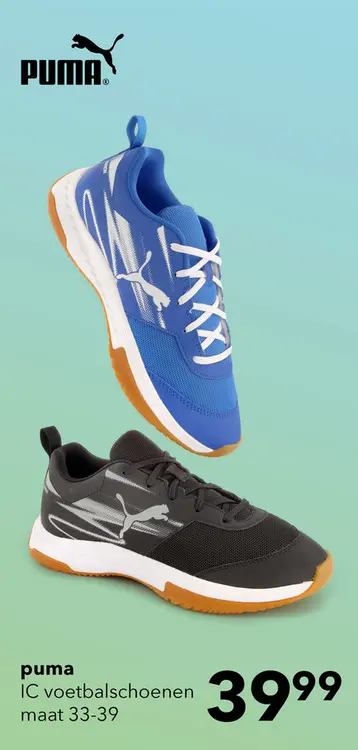 Aanbieding: Puma Varion II IC kinder voetbalschoenen blauw