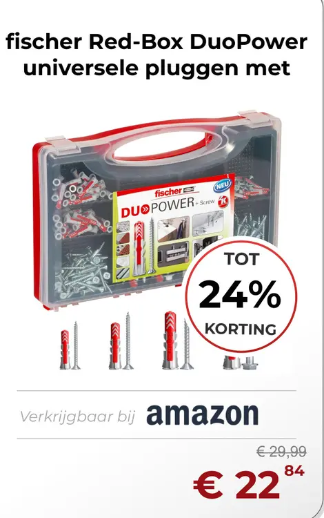 Aanbieding: Red-Box DuoPower universele pluggen