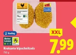 Aanbieding: Krokante kipschnitzels