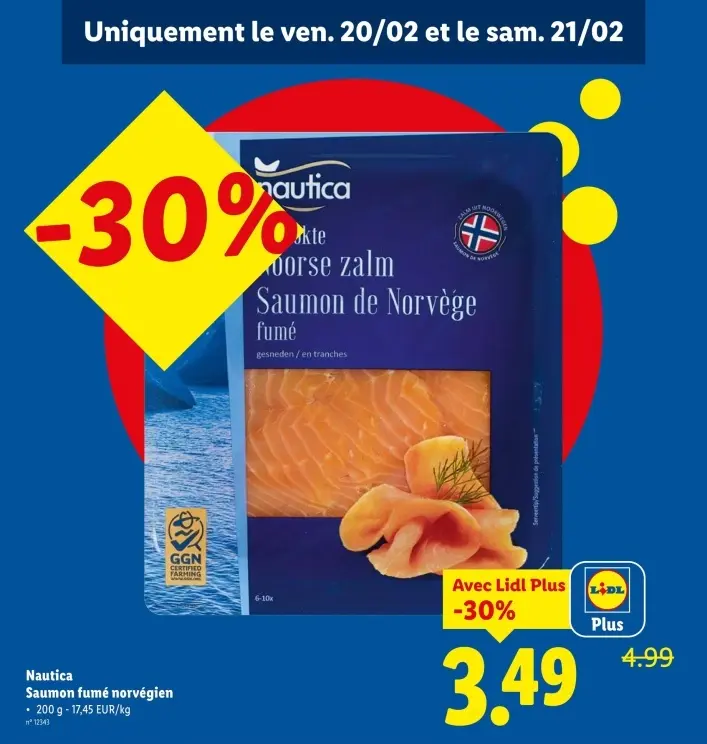 Offre: Saumon fumé norvégien