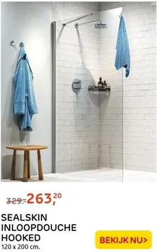 Aanbieding: SEALSKIN INLOOPDOUCHE HOOKED