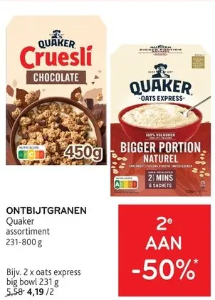 Promotie: Cruesli of Oats Express