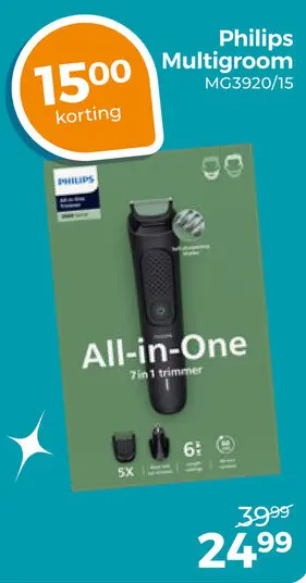 Aanbieding: Multigroom MG3920/15