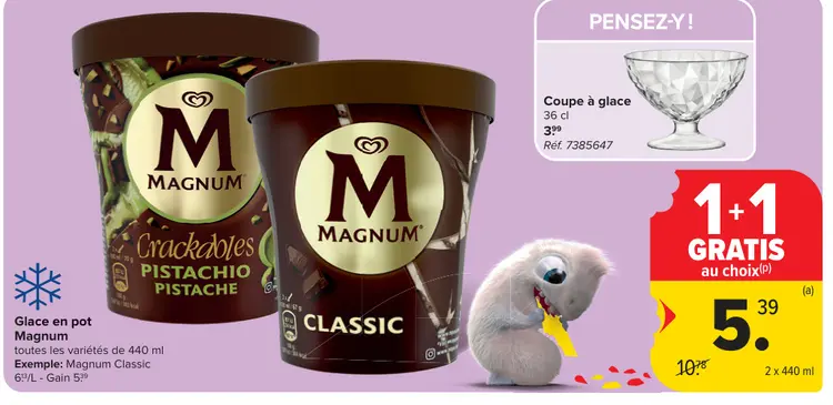 Offre: Glace en pot