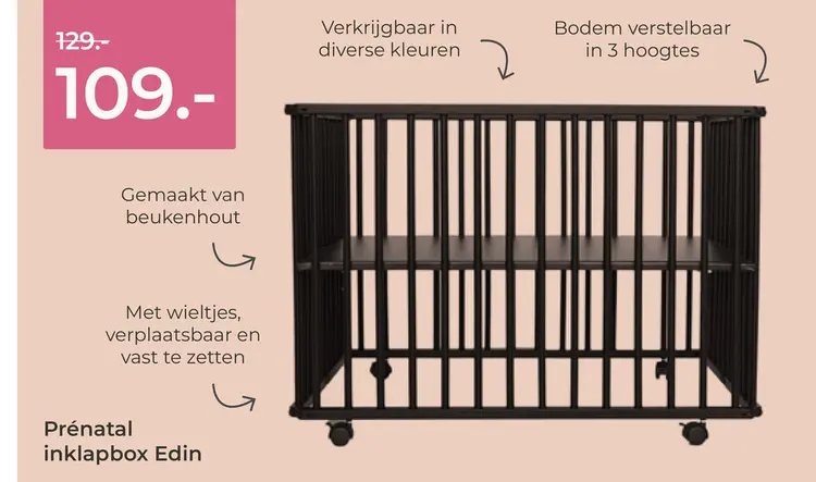 Aanbieding: inklapbox Edin