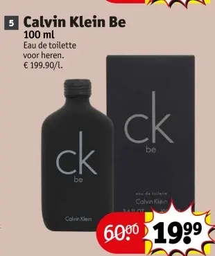 Offre: Calvin Klein Be