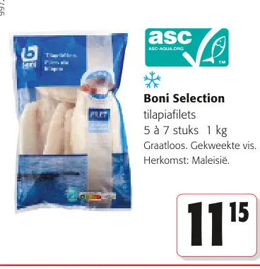 Promotie: Tilapiafilets